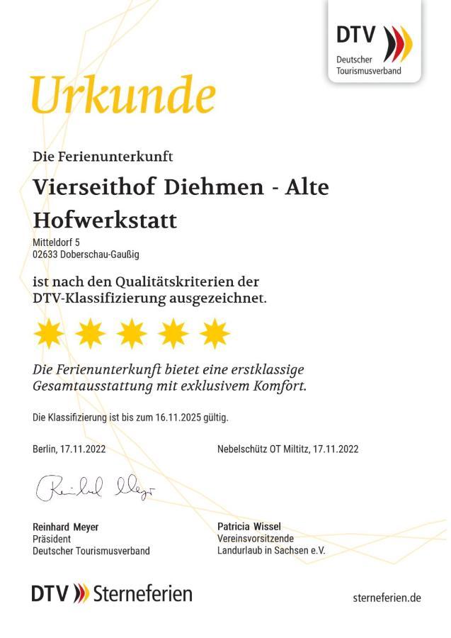 Alte Hofwerkstatt Apartman Gaußig Kültér fotó